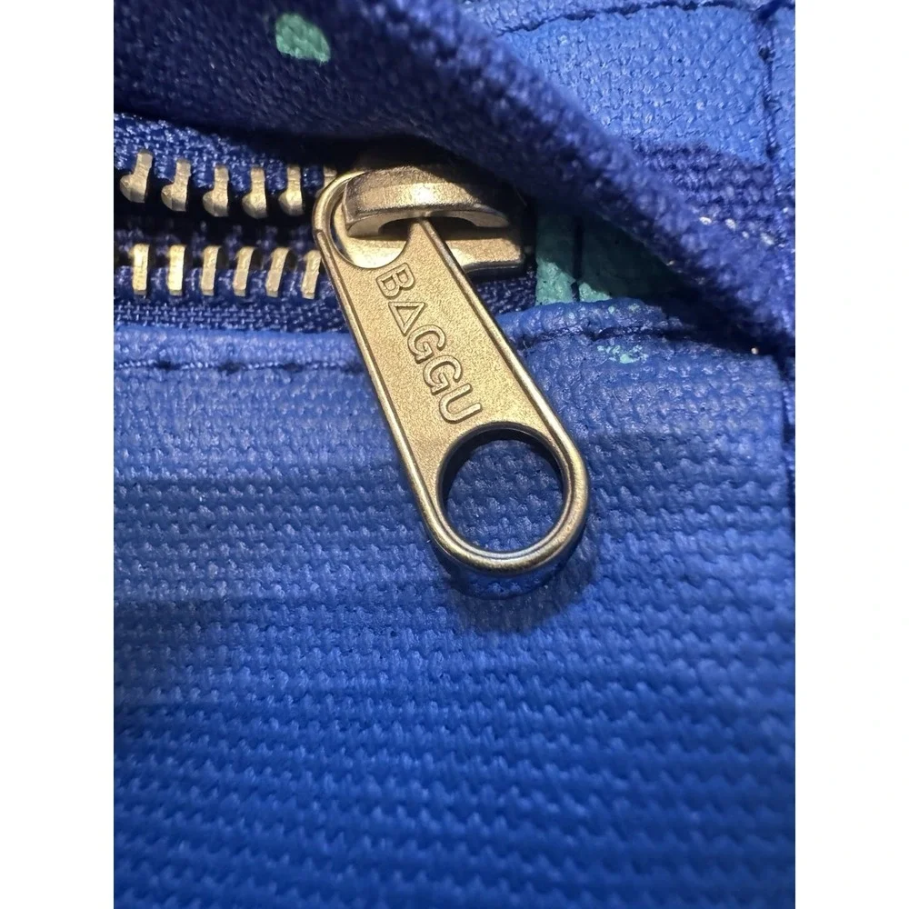 Baggu Night‎ Mountain Blue Camo Drawstring Canvas Backpack